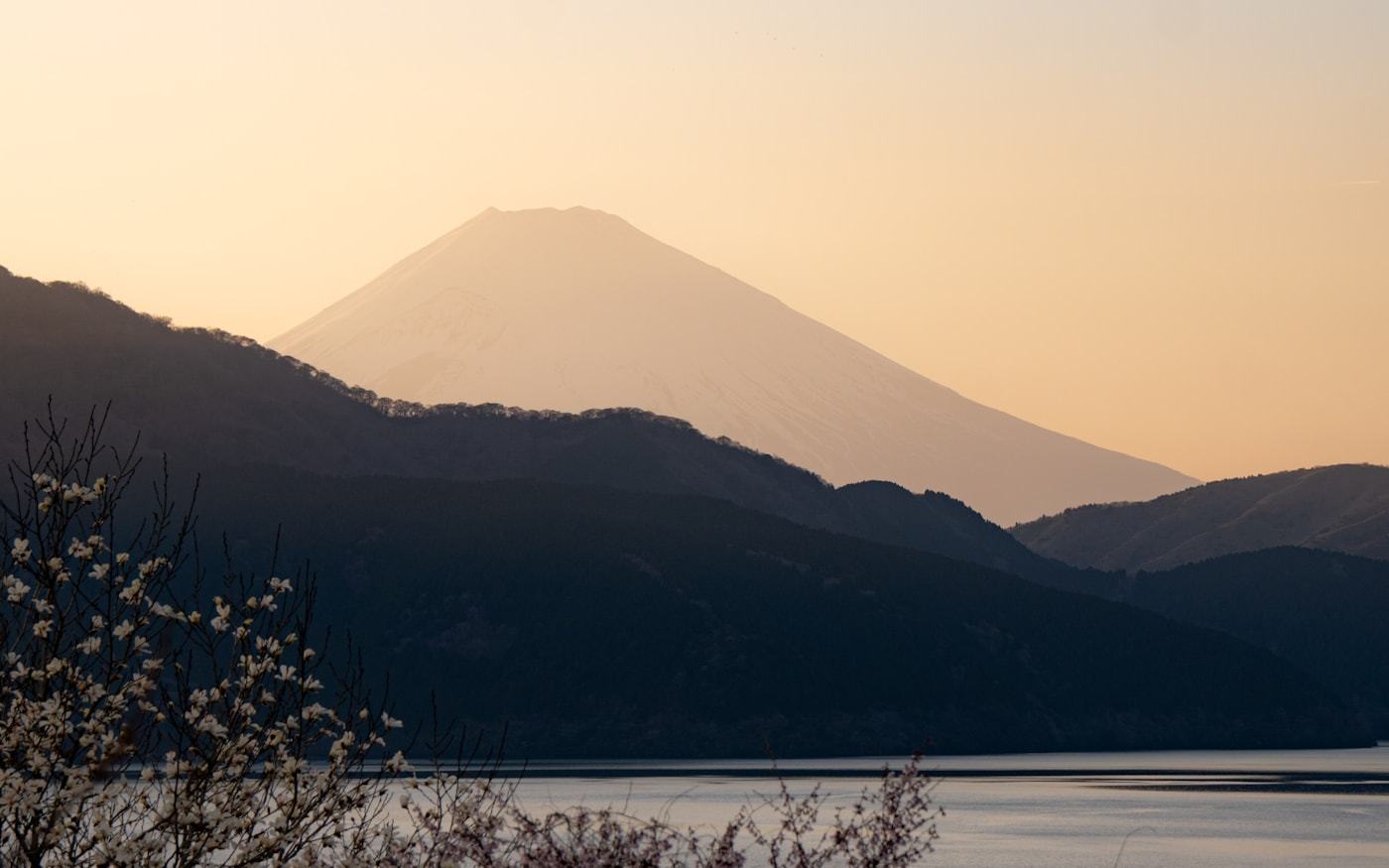 Mont Fuji vu depuis le lac Ashi Ã  Hakone